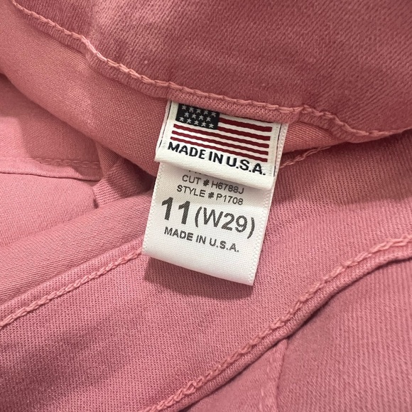 Fashion Nova extreme flare leg pants blush pink size 11 women’s distressed NWT - Picture 10 of 11